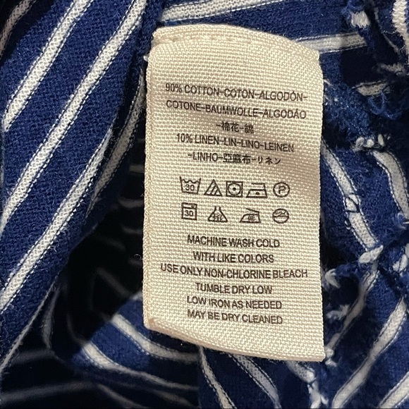 We the Free Hong Kong Henley blue white stripe - Picture 7 of 7